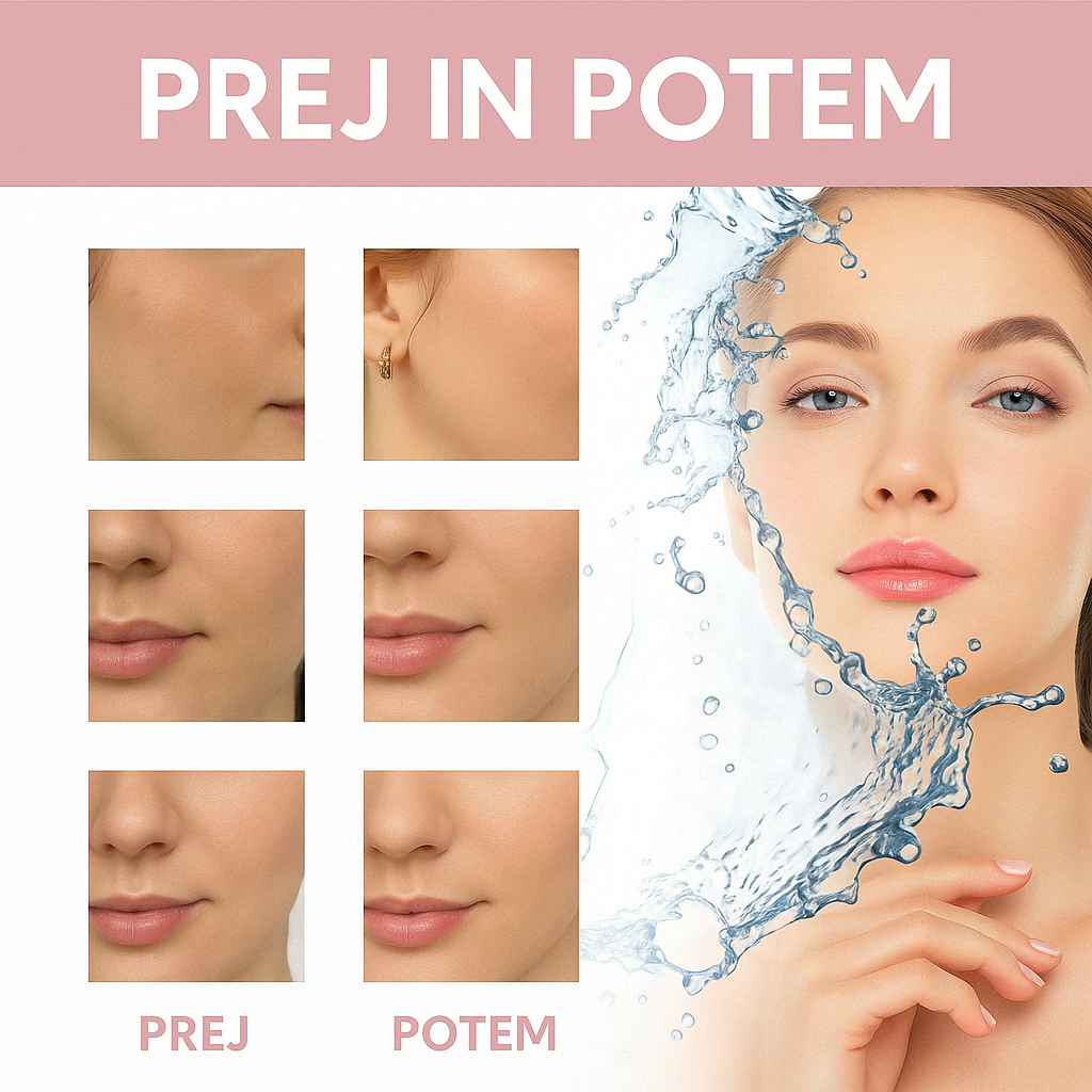 Kolagenska maska Amori – set 4 mask za sijočo, napeto in navlaženo kožo